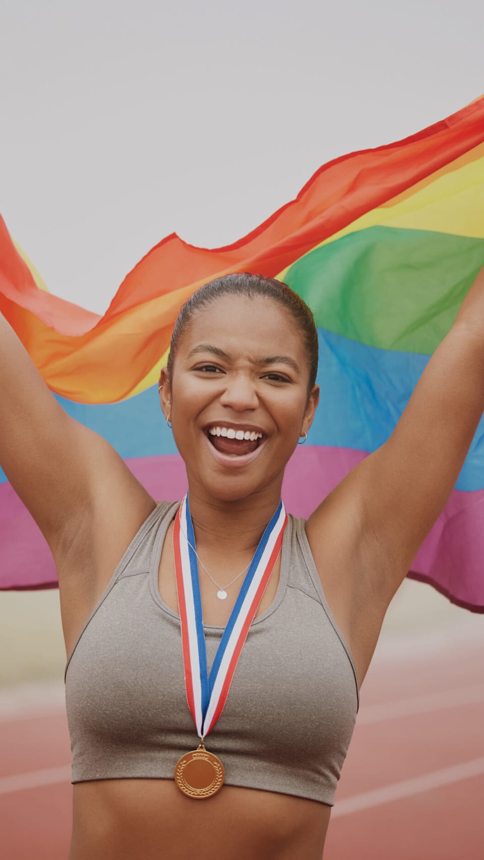 Rainbow Flag Sports Bra