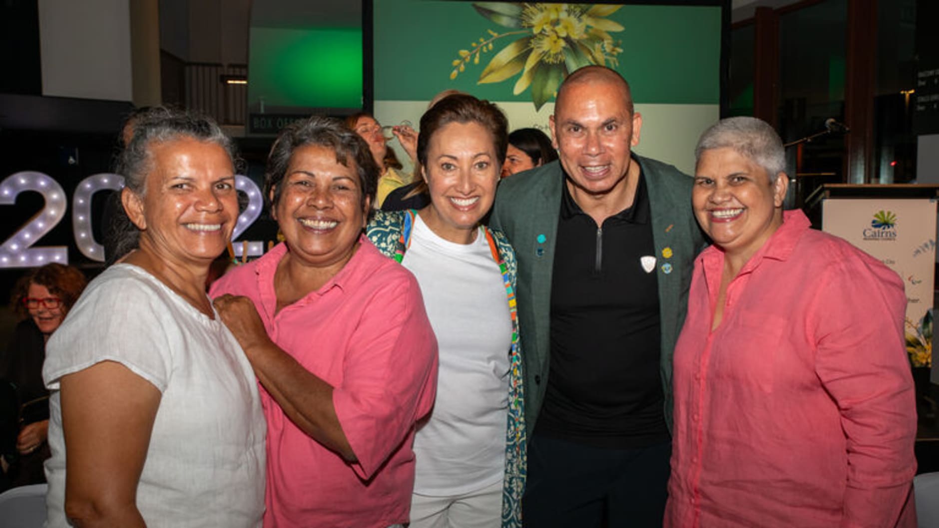 Patrick Johnson with his family in Cairns