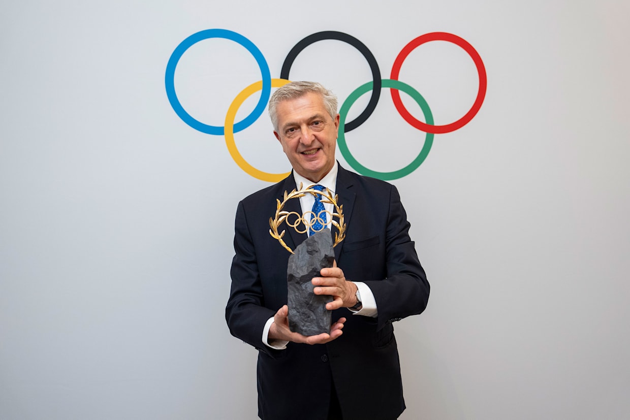 Olympic Laurel for United Nations High Commissioner Filippo Grandi