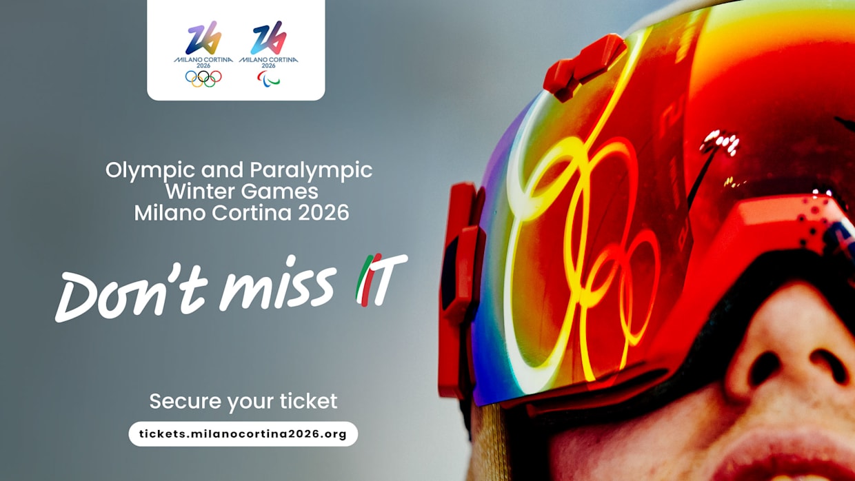 Registration for tickets for Milano Cortina 2026 now open, ticket