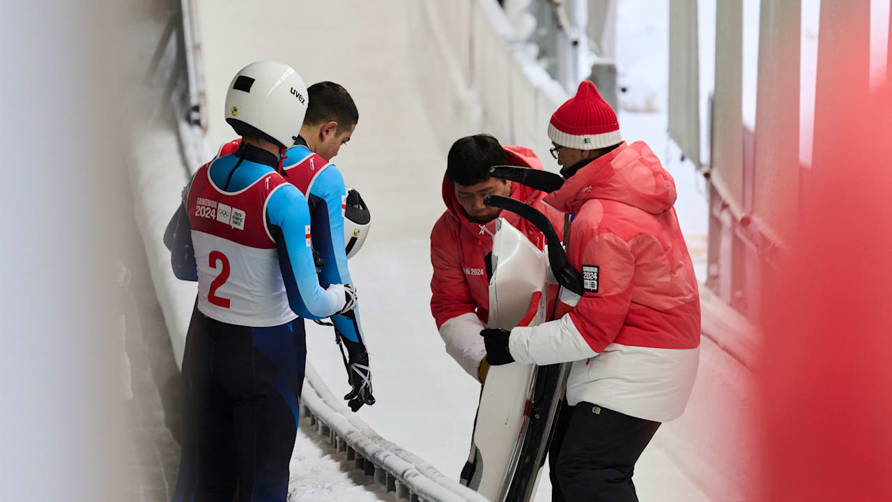 Volunteers at the Gangwon 2024 Youth Olympic Winter Games