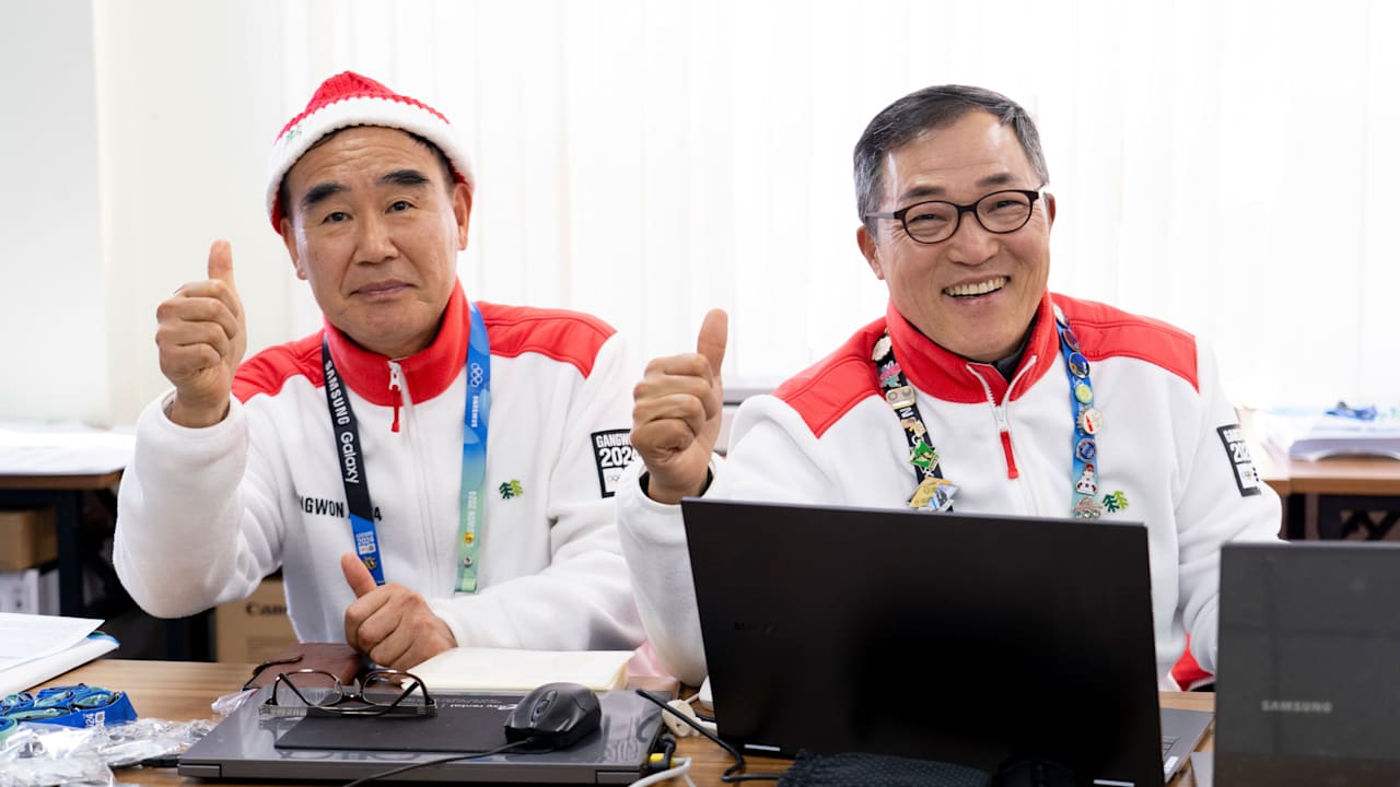 Volunteers at the Gangwon 2024 Youth Olympic Winter Games