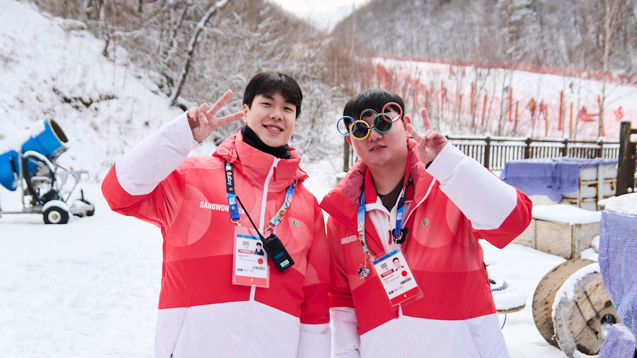 Volunteers at the Gangwon 2024 Youth Olympic Winter Games