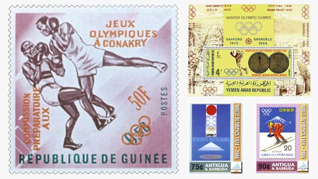 Official IOC Catalog of Olympic stamps