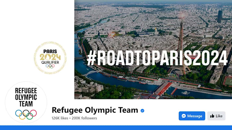 Équipe olympique des réfugiés – Facebook