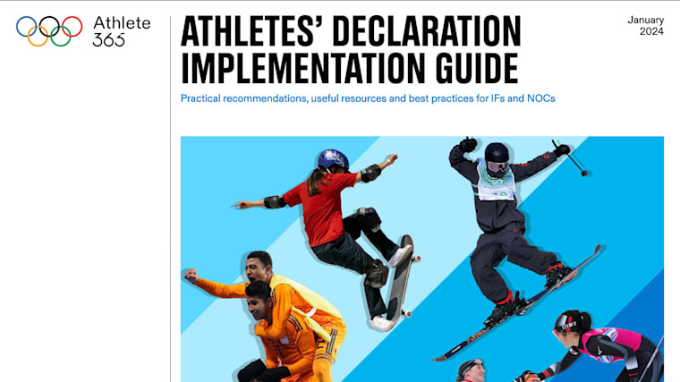 Guide de mise en œuvre de la déclaration des athlètes