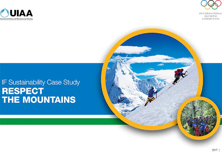 UIAA RESPECT THE MOUNTAINS