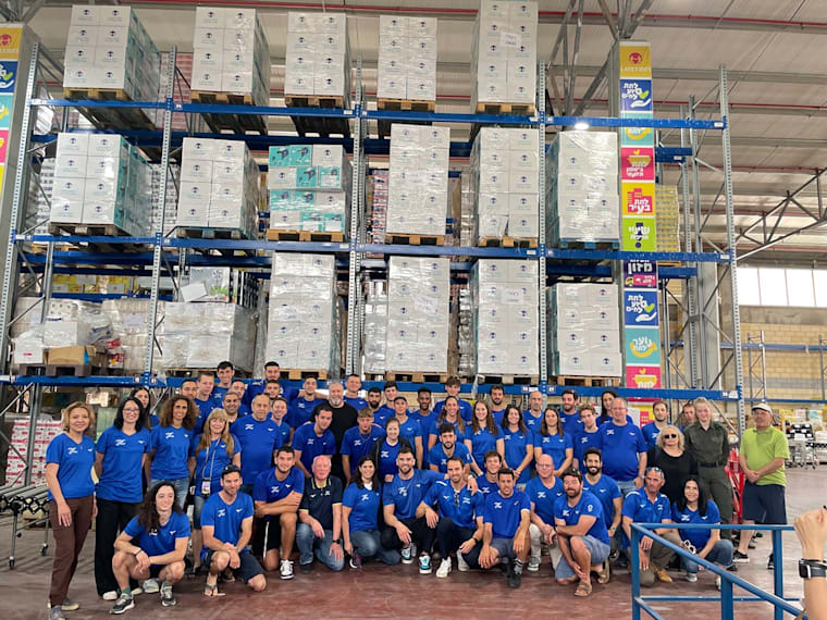 NOC Israel. Israeli athletes and coaches taking part in the “Nutritional Security” programme.