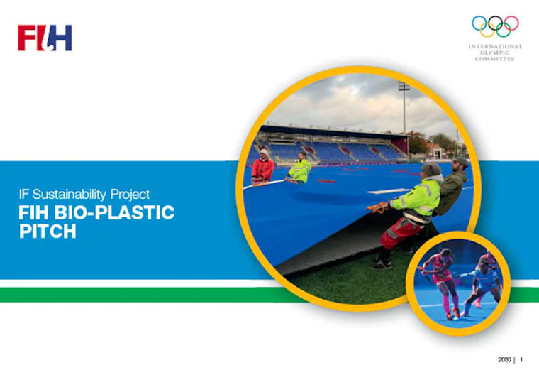 FIH bio-plastic pitch