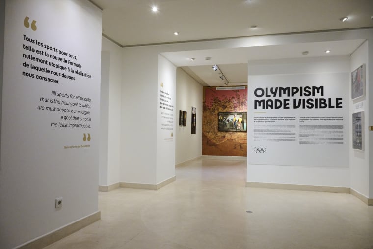 Olympism Made Visible photography exhibition at Salon 24, Maison de l’Amérique Latine, Paris.
