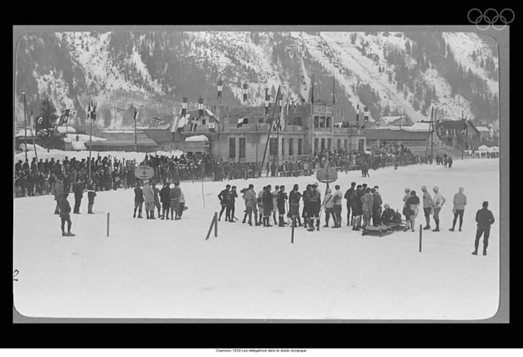 Watch olympic games held at chamonix in 1924