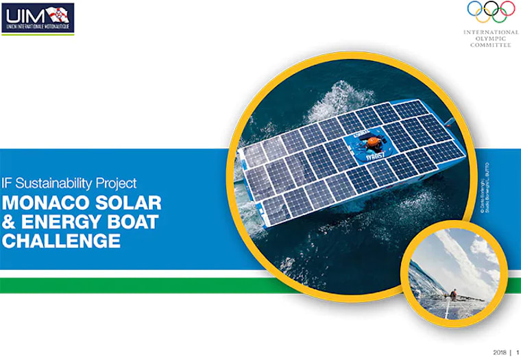 UIM MONACO SOLAR & ENERGY BOAT CHALLENGE