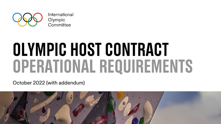 Contrat hôte – Conditions opérationnelles (octobre 2022)