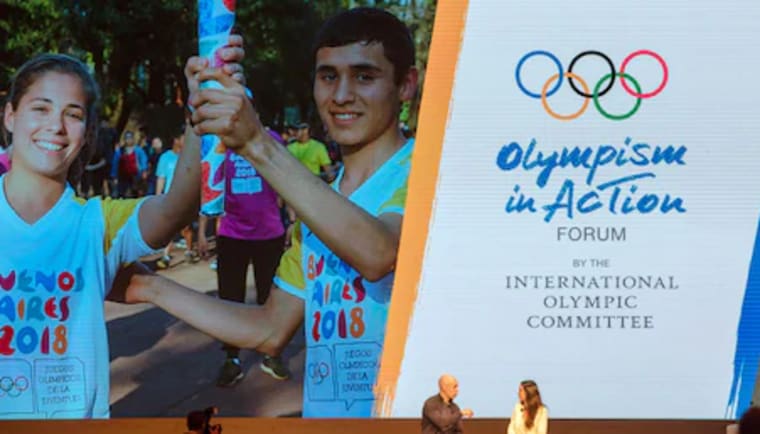 2018: First Olympism in Action forum and the Athletes’ declaration