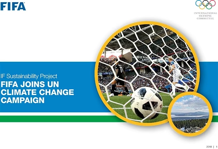 FIFA JOINS UN CLIMATE CHANGE CAMPAIGN