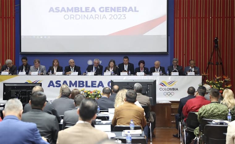 NOC. Ordinary General Assembly of the NOC of Colombia. 
