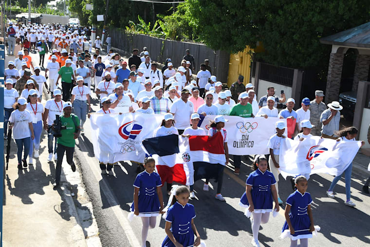 NOC. Celebration of Olympic Day in the Dominican Republic