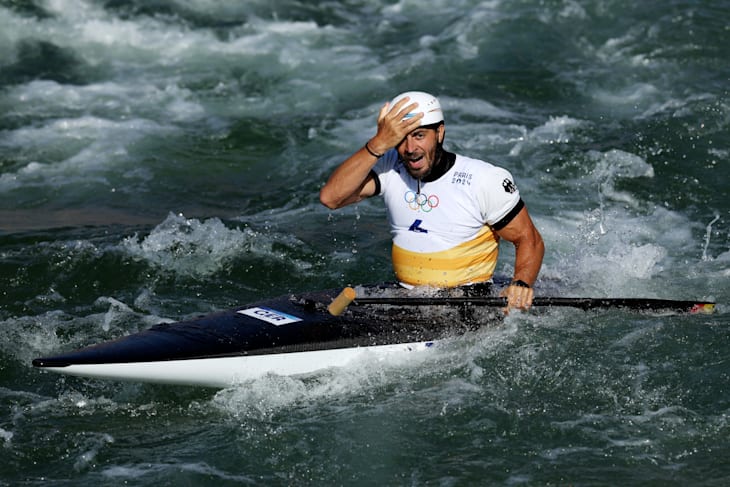 Sideris Tasiadis nach seinem finalen Rennen bei Paris 2024