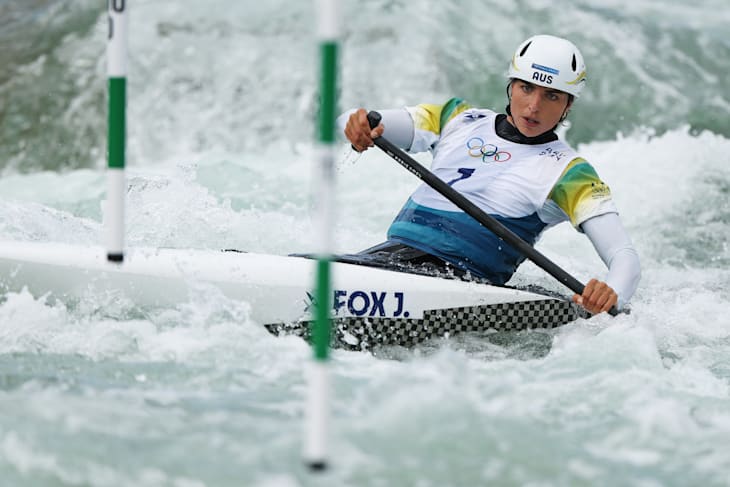 La australiana Jessica Fox agrega otro oro a su colección en Canotaje slalom al ganar la final en canoa individual femenino de Paris 2024 Biuj31fabpz1jsitvr3v