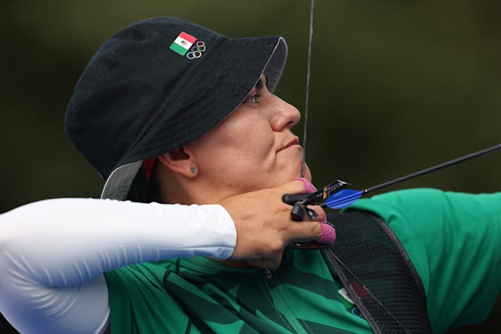 Alejandra Valencia, en acción