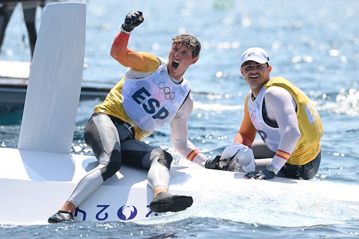 España gana medalla de oro en la prueba de Skiff masculino, de Vela de los Juegos Olimpicos Paris 2024  Gcvhjpvoteaxme5omdrt