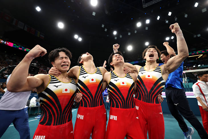 Japan celebrate clinching gold