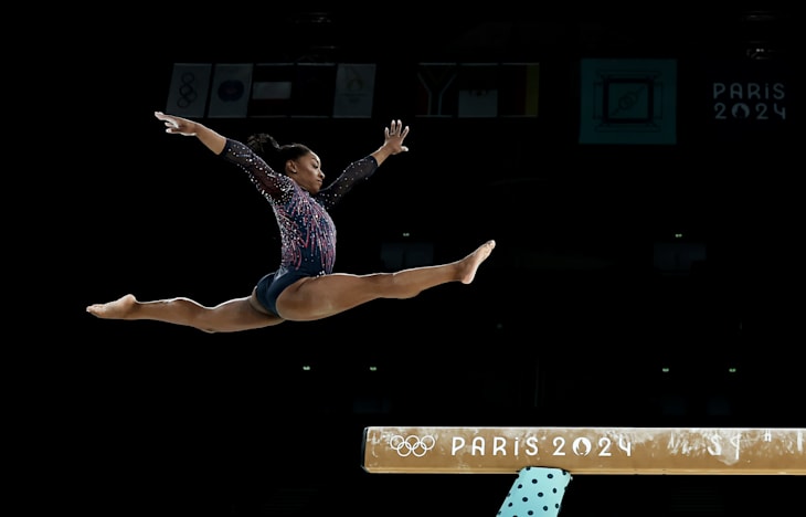 Simone Biles bei Paris 2024