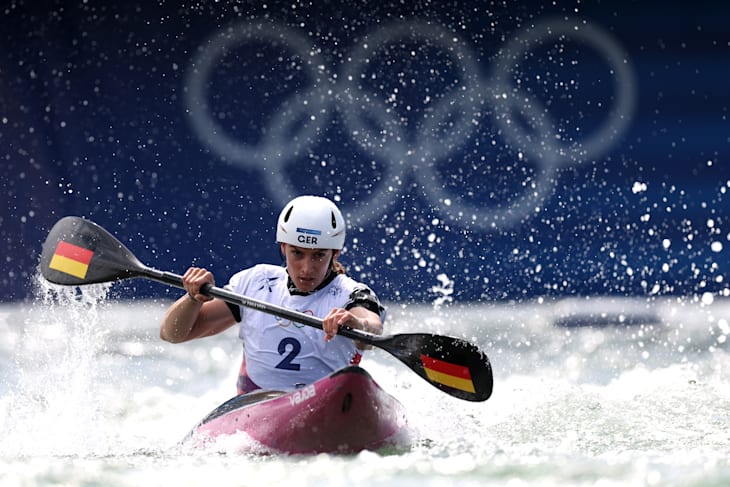 Ricarda Funk am 2. Tag der Olympischen Spiele Paris 2024