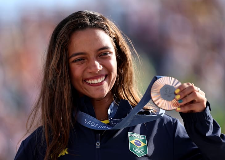 Rayssa Leal gewinnt Bronze in Paris 2024