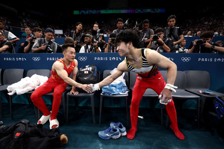 体操男子個人総合決勝、岡が金メダル🥇