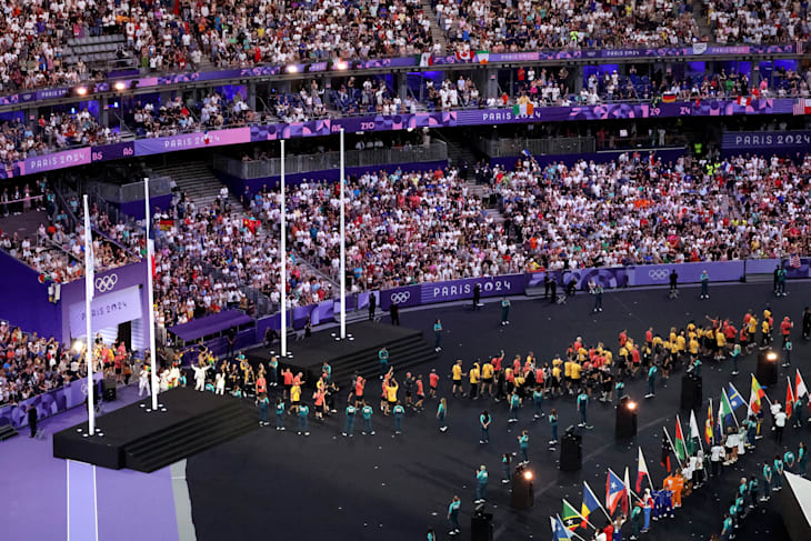 Team Deutschland bei der Abschlusszeremonie