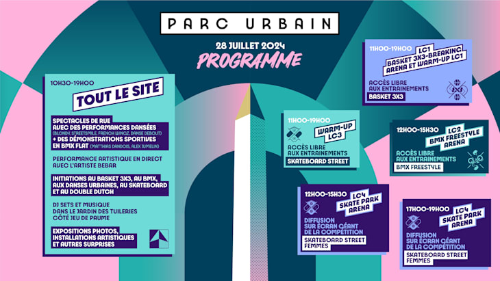 Programme - Parc Urbain - 28/07