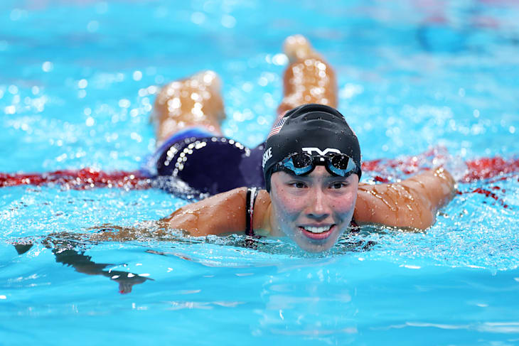 Torri Huske of Team United States