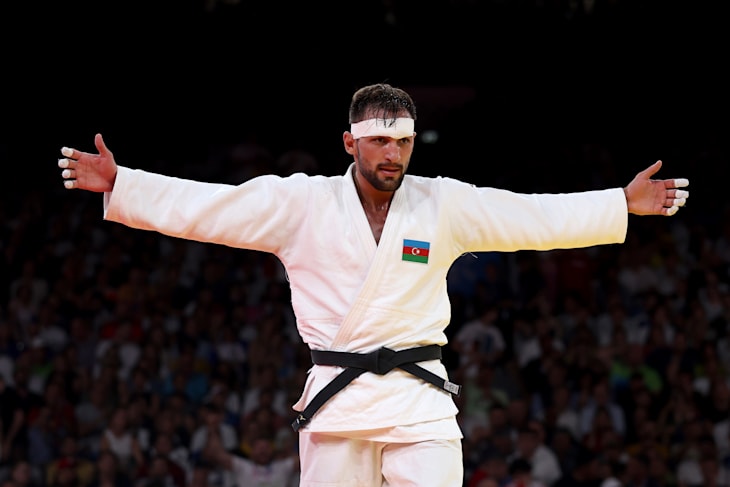 Zelym Kotsoiev de Azerbaiján gana el oro masculino de -100 kg de Judo en los Juegos Olimpicos Paris 2024 Zfoxe3zthxafqg1tw8ns