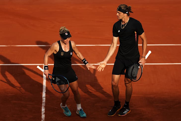 Alexander Zverev/Laura Siegemund sind bei Paris 2024 ausgeschieden  