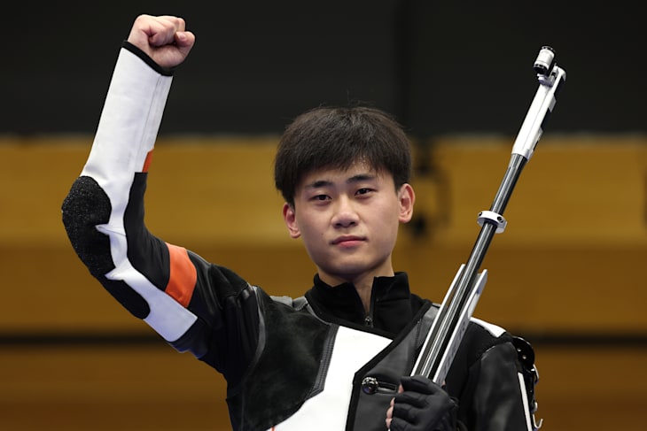 Liu Yukun de China gana el oro de tiro en la modalidad en rifle 3 posiciones masculino de los Juegos Olimpicos Paris 2024 Rbifzj7a12juldeoi7bq