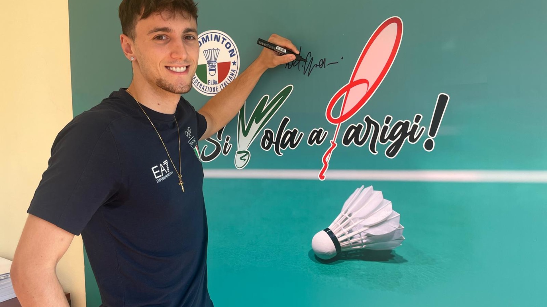 Giovanni Toti a Parigi 2024: inizia il suo sogno Olimpico · Badminton 