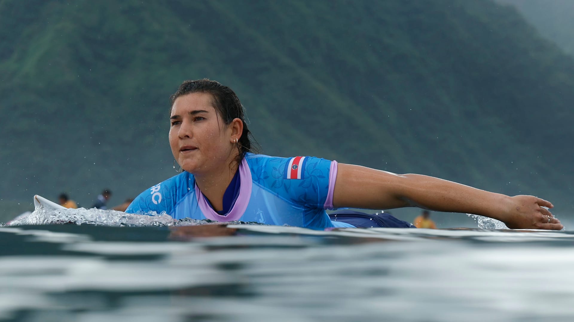 La ilusión de Costa Rica y de Brisa Hennessy en el Surf de París 2024