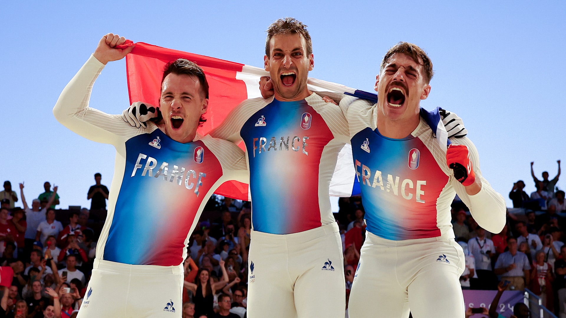 Paris 2024 men’s cycling: All results, as France make a clean sweep of BMX racing medals with Joris Daudet in gold, Sylvain Andre in silver and Romain Mahieu in bronze