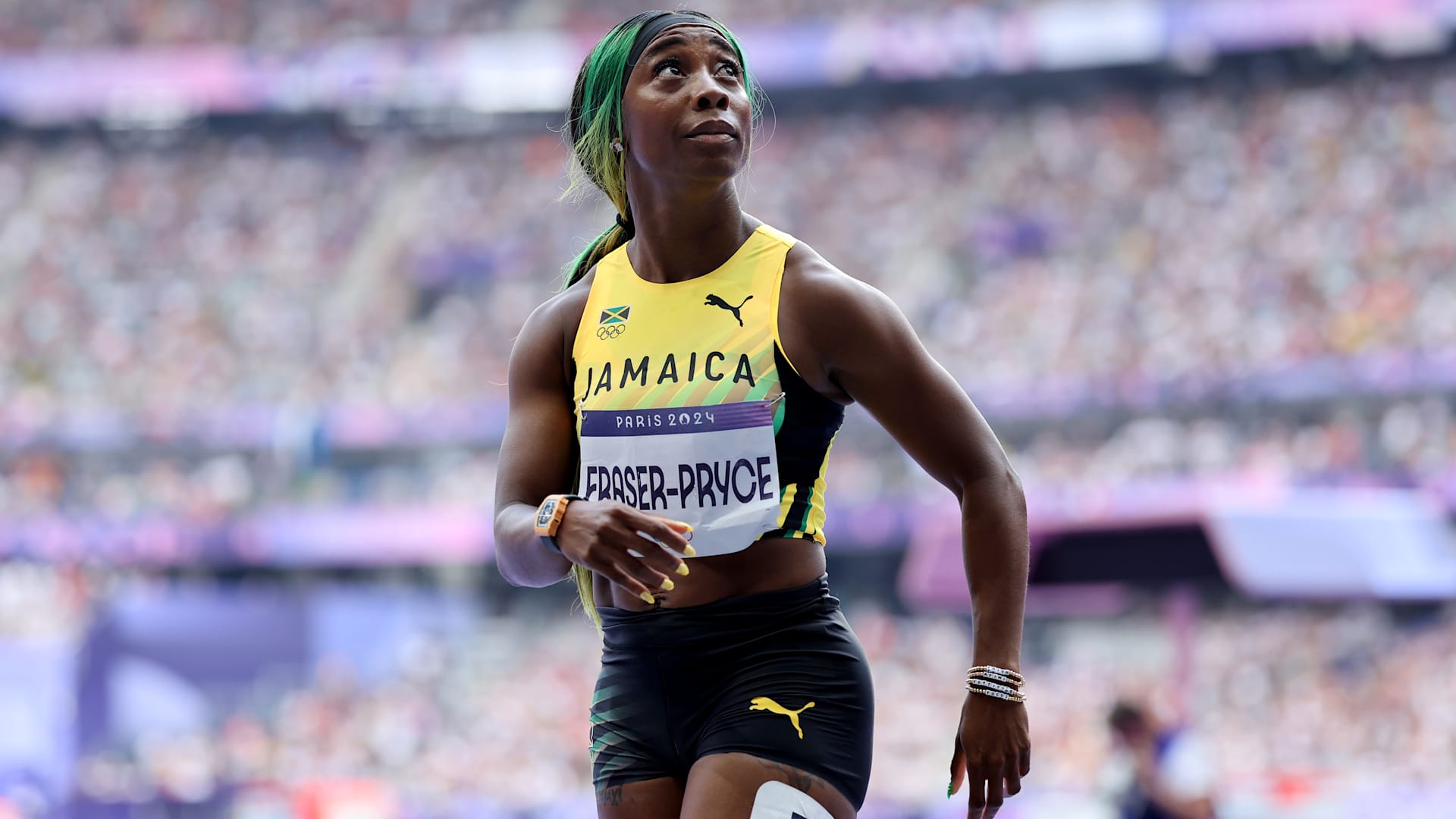 Shelly-Ann Fraser-Pryce second fastest in women's 100m heats at final Olympics to reach Paris 2024 semis