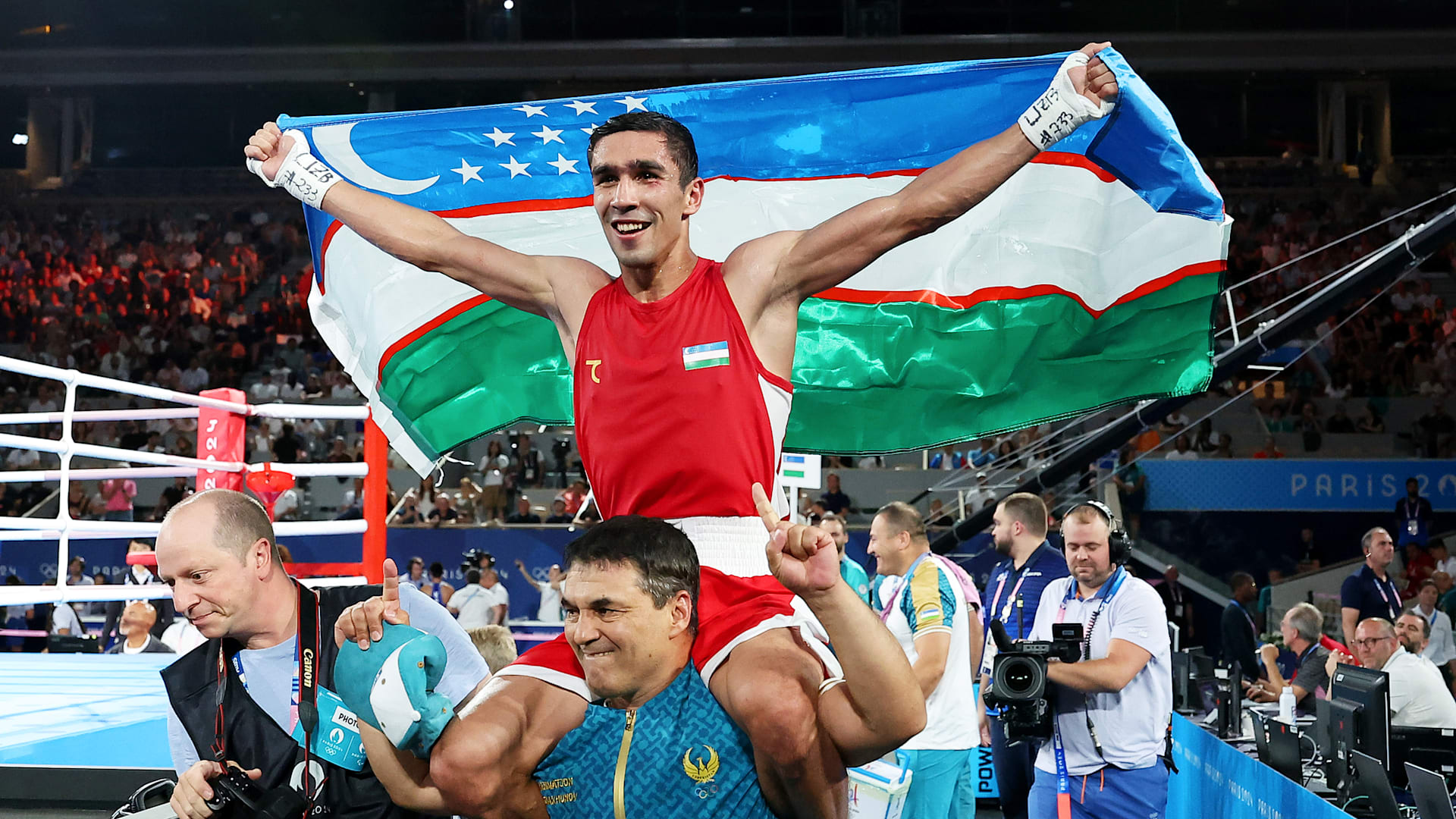 Paris 2024 boxing: All results, as Uzbekistan’s Abdumalik Khalokov wins gold at 57kg