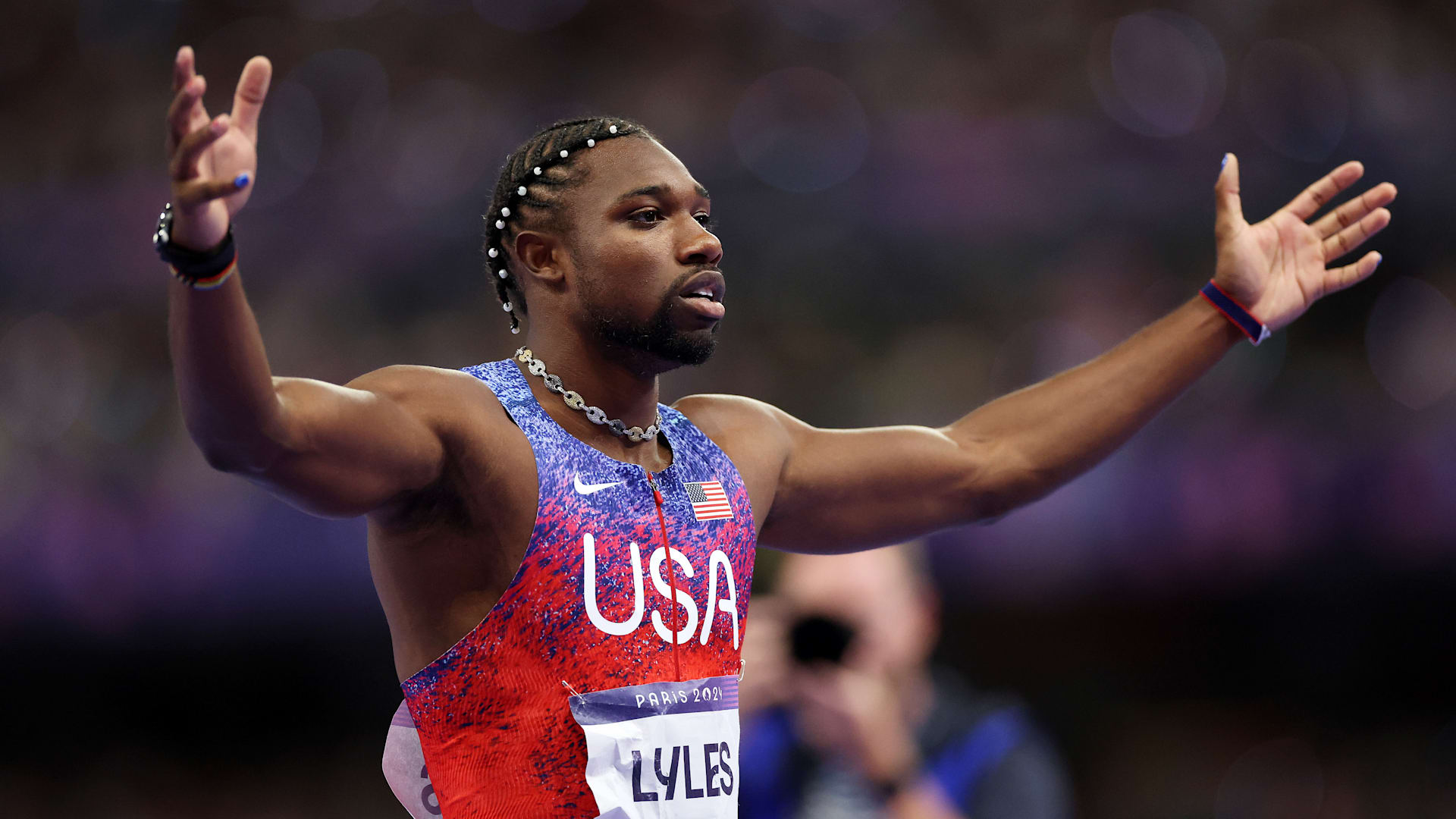 Noah Lyles wins Olympic men’s 100m gold in photo finish; Kishane Thompson takes silver ahead of Fred Kerley - all results