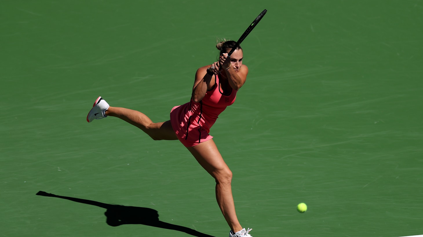 Tennis: Aryna Sabalenka earns straight set quarter-finals win over rising  star Victoria Mboko at Indian Wells 2026