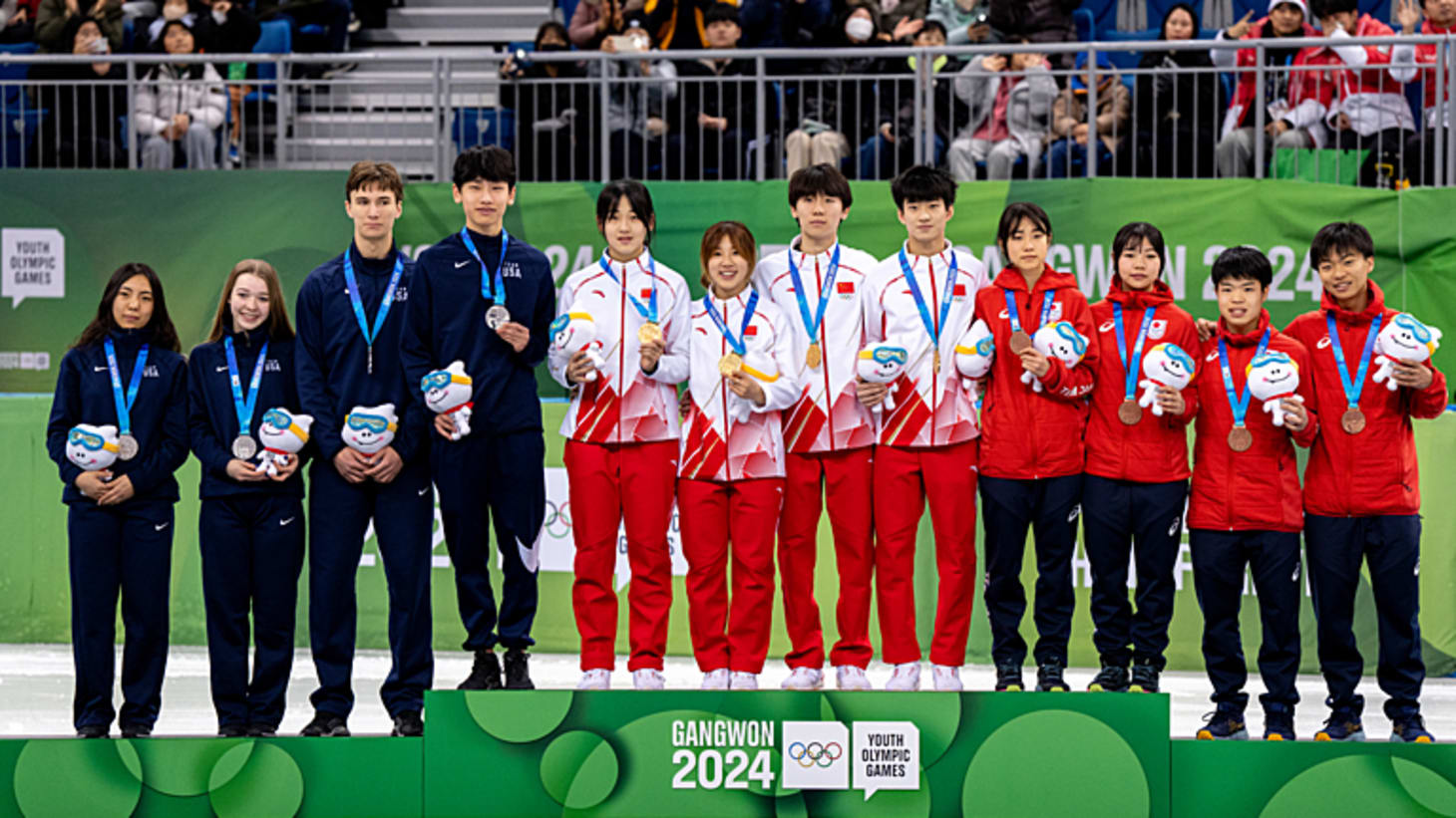江原2024 冬季ユースオリンピック5日目・結果｜ショートトラック混合