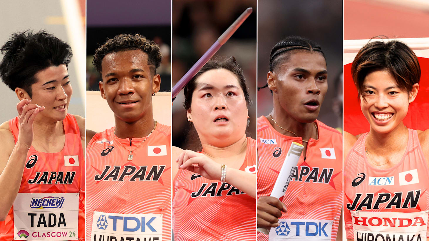 北口榛花、村竹ラシッド、中島佑気ジョセフアジア競技大会の陸上