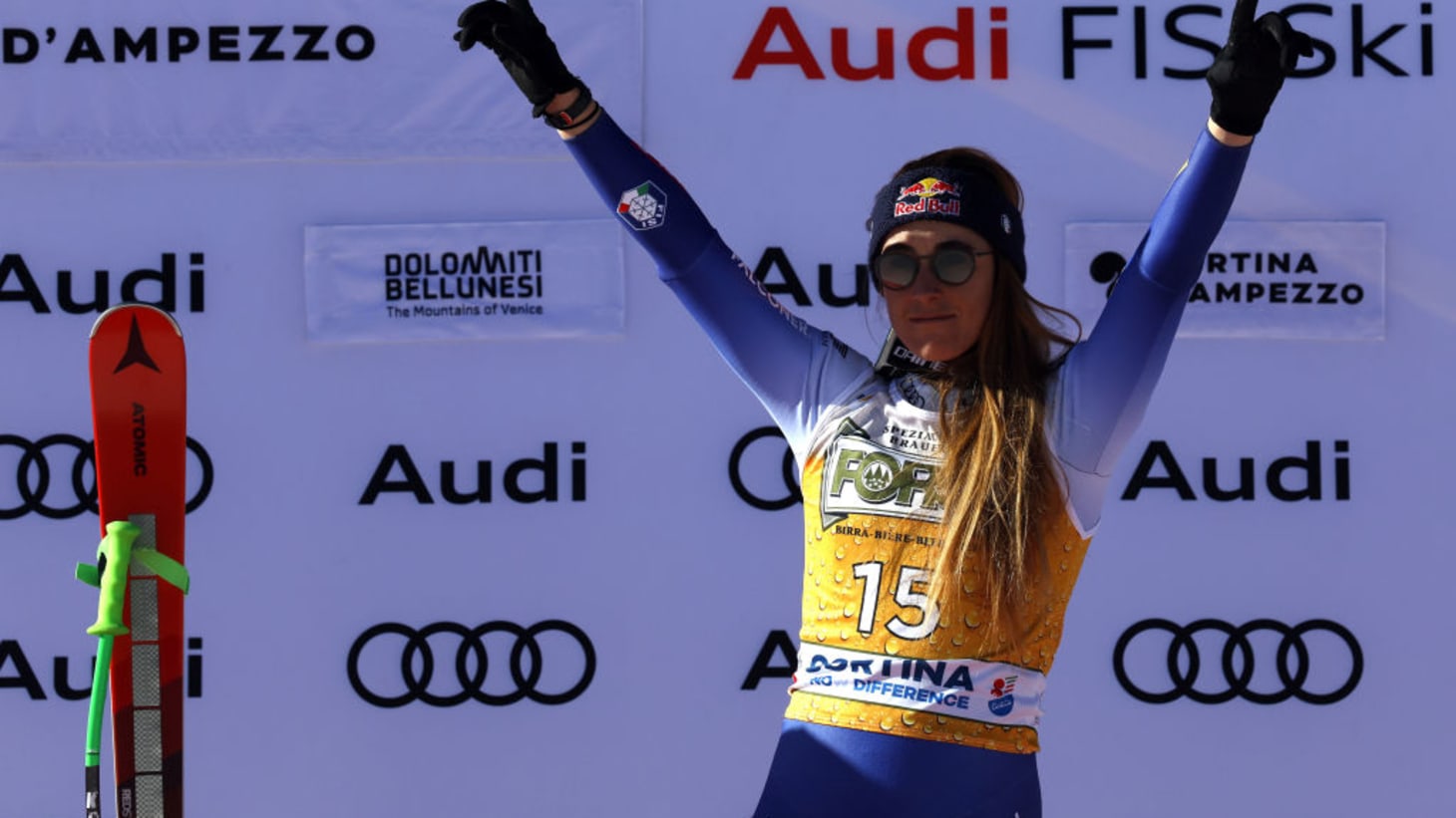 Sofia Goggia a Cortina vince la discesa di Coppa del mondo 2025