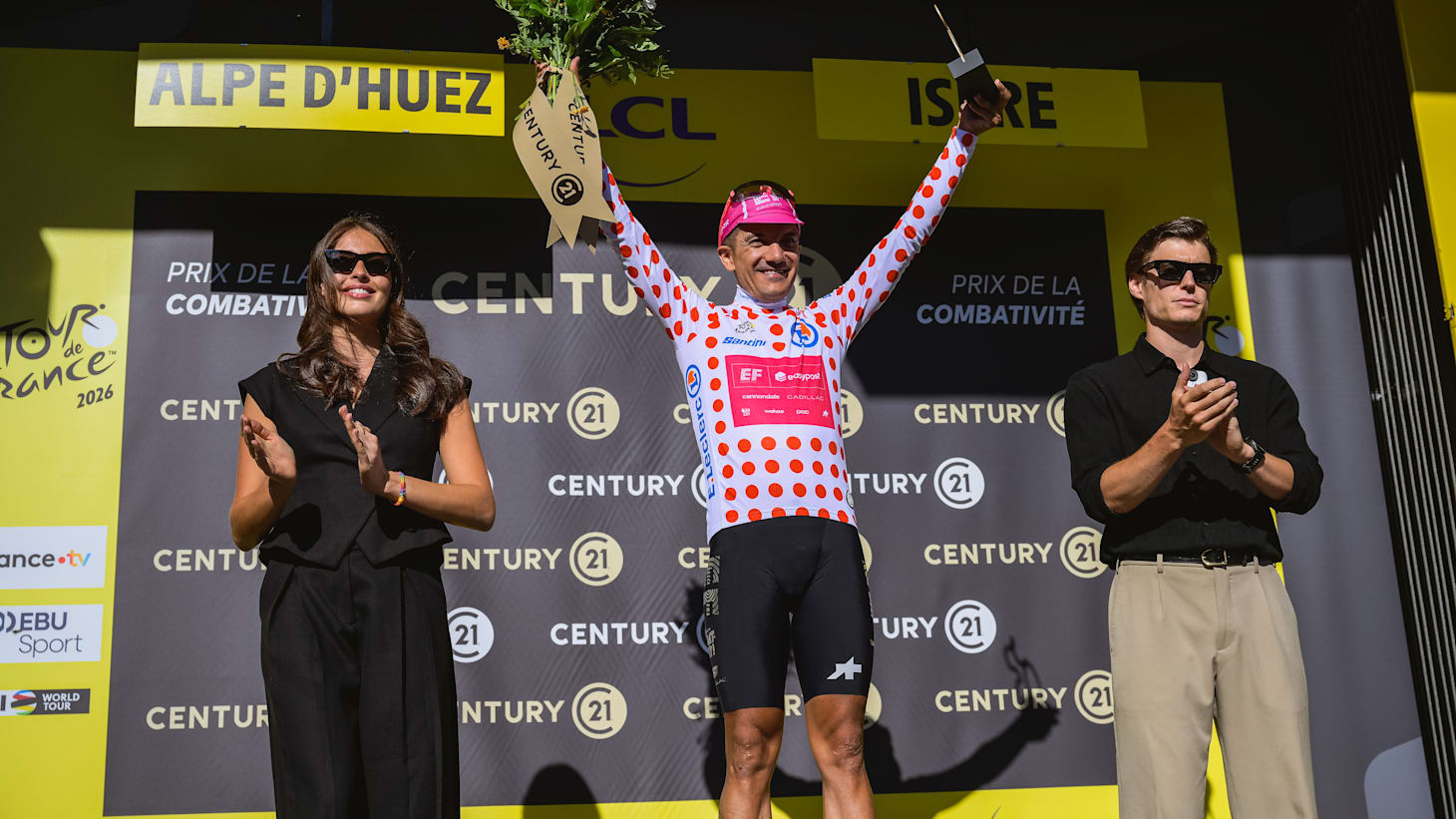 Tour de Francia 2026: Richard Carapaz gana la etapa 20 y la clasificación de la montaña; Isaac del Toro asegura el podio
