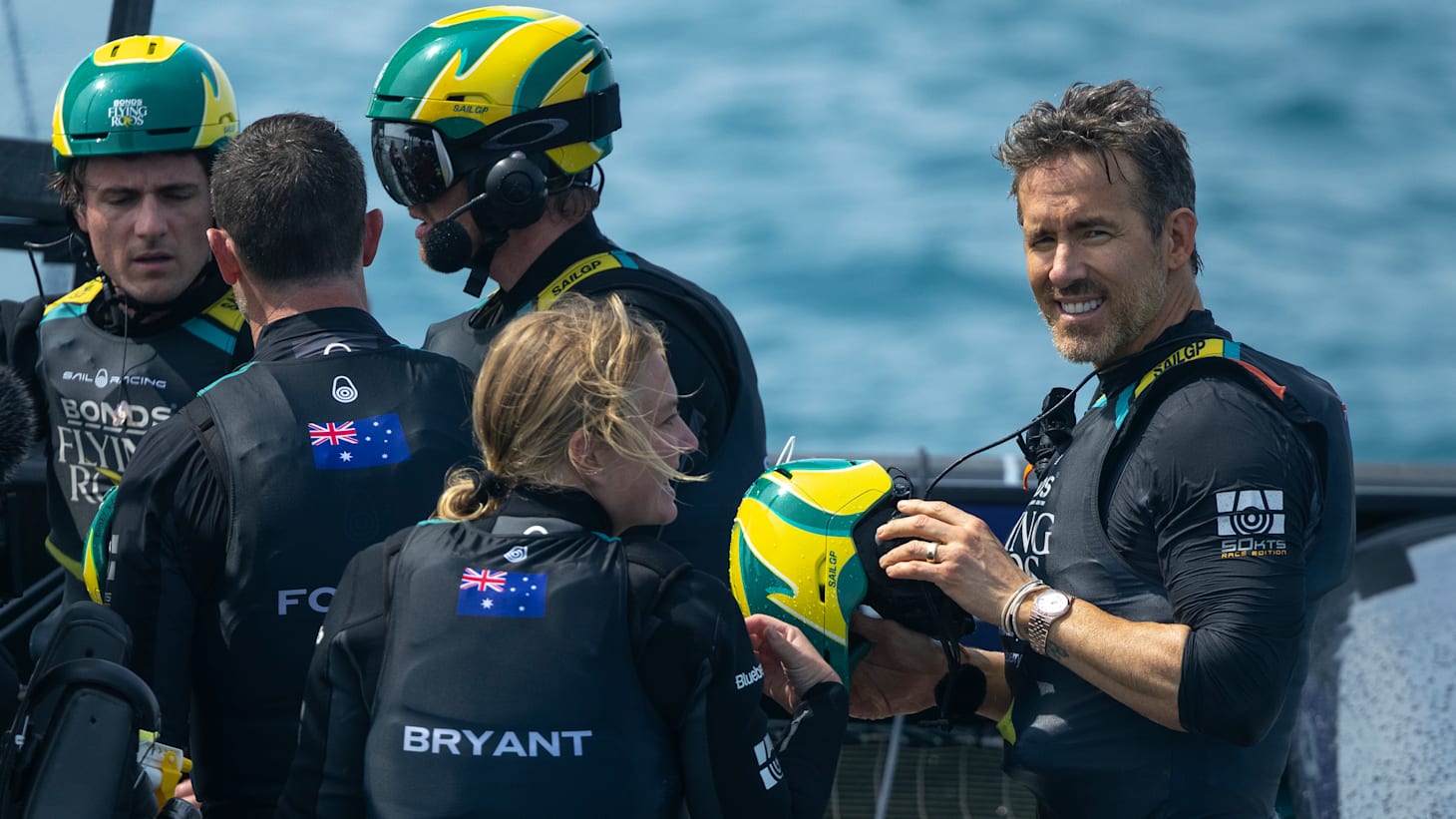 From Hollywood to the high seas: Ryan Reynolds experiences high-octane ...