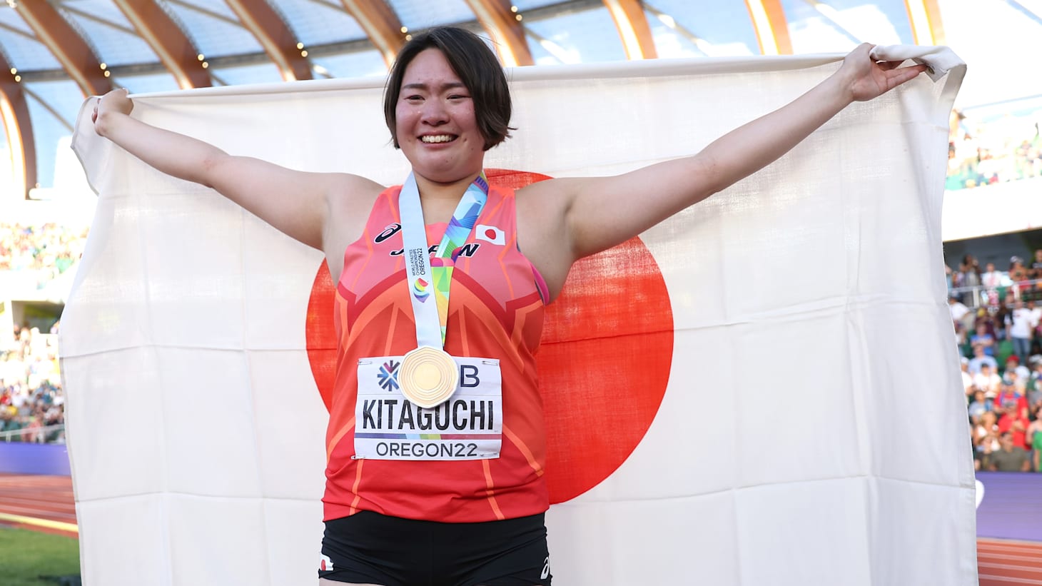 女子やり投・北口榛花が銅メダル獲得！：第18回世界陸上競技選手権大会