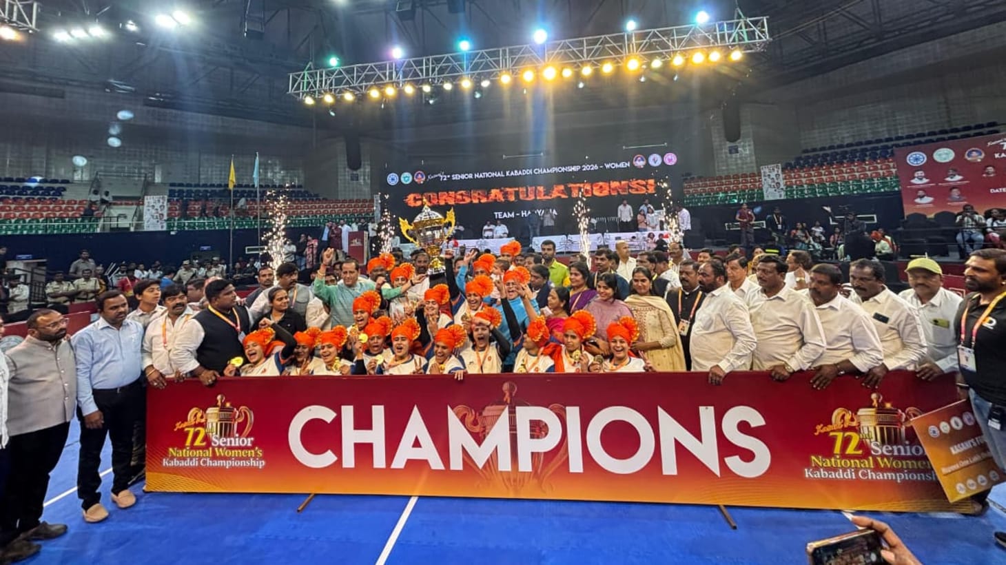 2026 மகளிர் மூத்த தேசிய கபடி சாம்பியன்ஷிப்: ஹரியானா கோப்பையை வென்றது - அனைத்து முடிவுகளும் மதிப்பெண்களும்